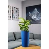 Adoni mėlynas medvilninis gėlių vazonas su įdėklu 28x47 cm – rankų darbo (adoni-ba-blu-47)