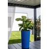 Adoni mėlynas medvilninis gėlių vazonas su įdėklu 28x47 cm – rankų darbo (adoni-ba-blu-47)