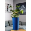Adoni mėlynas medvilninis gėlių vazonas su įdėklu 32x57 cm – rankų darbo (adoni-ba-blu-57)