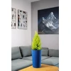 Adoni mėlynas medvilninis gėlių vazonas su įdėklu 22x36 cm – rankų darbo (adoni-ba-blu-36)