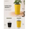 Adoni geltonas džiuto vazonas su įdėklu 22x36 cm - rankų darbo (adoni-yel-36)