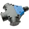 AEP AEP trigubas vienfazis guminis nešiojamasis lizdas su kištuku 16A 230V IP44 juodas (9002265)