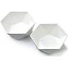 Affek Design RALPH Baltas 2 dubenėlių rinkinys 15,5 x 17 x 7 cm 750 ml