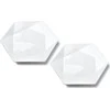 Affek Design RALPH Baltas Komplet 2 talerzy deserowych 24,5x21x2 cm