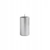 Mondex Affek Design OPAL MET GLOSS žvakė Vidutinis cilindras 7xh14cm sidabrinis parafinas