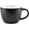Affek Design SALLY LINES Juodas Puodelis 480ml 11x14.5x8cm