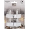Ambiance Light Rinkinys 4 ŚWIECZEK Arbatos lemputė LED laikmatis Baltas 840964