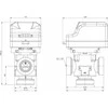 Afriso 3DR VOŽTUVO JUNGIKLIS AZV844,DN25,G5/4",KVS1