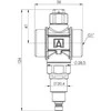 Afriso Anti- užšaldymo vožtuvas Afriso 1730000 AAV 300 G1 1 / 4 "PN10 Kvs 70 m3 / h