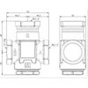 Afriso ATV 553 temperatūros vožtuvas, DN32, Rp1 1/4 ", kvs 9, 45 ° C