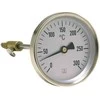 Afriso Bimetalinis dūmų temperatūros matuoklis RT 80, fi80 mm, L 150 mm, 0÷300°C, ax, 2 kl.