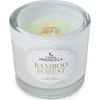 Agdexpert Sojų skonio žvakė „Bamboo Forest“, balta, 170 g