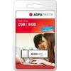AgfaPhoto USB 2.0 sidabrinis 8GB