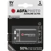 1x Baterija AGFAPHOTO ULTRA 9V 6LR61 ALKALICZNA