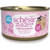 Agras Pet Foods SCHESIR Baby vištiena su kepenėlėmis sultinyje - šlapias kačiukų maistas - 70 g