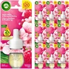 Dėklas AIR WICK Essential Oils Kasetė do elektrycznego odświeżacza powietrza Kwiat Wiśni i Soczyste Maliny 19 ml