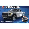 Airfix QUICKBUILD Ford F-150 Raptor pilkas – be klijų konstruktorius (J6053)