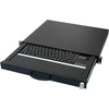 aixcase AIX-19K1UKUSTP-B klaviatūra USB QWERTY US English Juodas