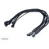Akasa 4-pin - 4-pin x5, 0,45 m, Juoda (AK- CBFA03- 45)