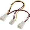 Akasa 3-pin - 3-pin x2, 0.15m, Multicolour (AK-FY320)