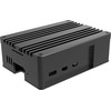 AKASA dėklas Pi-5 Pro, skirtas Raspberry Pi 5, aliuminis, juodas