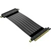 Akasa Riser Juodas X2 Mark IV, Premium PCIe 4.0 x16 stovo kabelis, 20 cm - juodas