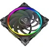 Akasa SOHO AR12 Reverse PWM Fan, RGB – 120 mm, juodas