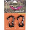 Ticket To The Moon Carabiner kabliukai hamakams tvirtinti, juoda 10 kN