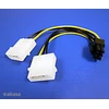 Akasa dual 4pin į 6pin PCIe adapteris