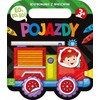 Aksjomat Eo, eo, eo! Transporto priemonės. Spalvinimo knygelė su lipdukais