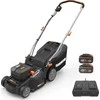 WORX Nitro akumuliatorinė vejapjovė, 37 cm pjovimo plotis, 40 l talpa, WG737E