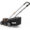 WORX Nitro akumuliatorinė vejapjovė, 37 cm pjovimo plotis, 40 l talpa, WG737E