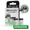 CR123 Baterija LiiBatteries CR123A 750mAh juoda/2 vnt. USB-C