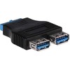 Akyga 2 x USB 3, 0 - 19 - pin adapteris (AK- CA- 58)