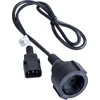 Maitinimo kabelis Akyga AKYGA maitinimo adapteris AK- PC- 13A CCA CEE 7 / 3 / IEC C14 1 m