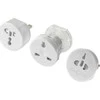 Akyga JAV AS JK kelionių adapteris ES 250V 10A balta (AK- AD- 61)