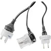 Akyga JAV AS JK kelionių adapteris ES 250V 10A balta (AK- AD- 61)