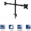 Akyga Stalinis laikiklis dviem monitoriams AK-MB-02 su 2x10kg VESA 75x75mm / 100x100mm 15-32"