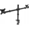 Akyga Stalinis laikiklis dviem monitoriams AK-MB-02 su 2x10kg VESA 75x75mm / 100x100mm 15-32"