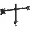 Akyga Stalinis laikiklis dviem monitoriams AK-MB-02 su 2x10kg VESA 75x75mm / 100x100mm 15-32"