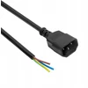 Akyga maitinimo kabelis su atviru alavo AK-OT-09C CU 3x1mm IEC C14 1.8m