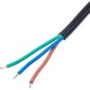 CEE 7/7 maitinimo laidas - neizoliuotas - 1.5 m - Akyga AK-OT-01A