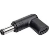 USB C tipo į DC 5.5/2.1 mm adapteris - universalus maitinimo šaltinio kištukas - Akyga AK-ND-C02