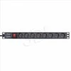 Alantec PZ081U3M galios prailginimas 3 m 8 kintamosios srovės lizdas (-ai) Vidinis Juodas