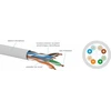 U/UTP cat.5e kabelis, telekomunikacijų, PE išorinis gelis, Fca 4x2x24 AWG, 1Gb/s, juodas, 500m - ALANTEC