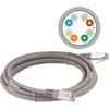 Patch-cord F/UTP kat.5e PVC 7.0m pilka ALANTEC
