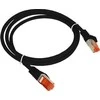 Patch-cord S/FTP kat.6A LSOH 2.0m juoda ALANTEC