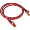 Patch-cord S/FTP kat.6A LSOH 1.0m raudona ALANTEC