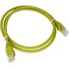 Patch-cord U/UTP kat.6A LSOH 0.5m geltona ALANTEC
