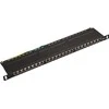 Alantec PK031 Patch panel OPTIMUM STP cat.5e 24 jungtys 0.5U 19"
